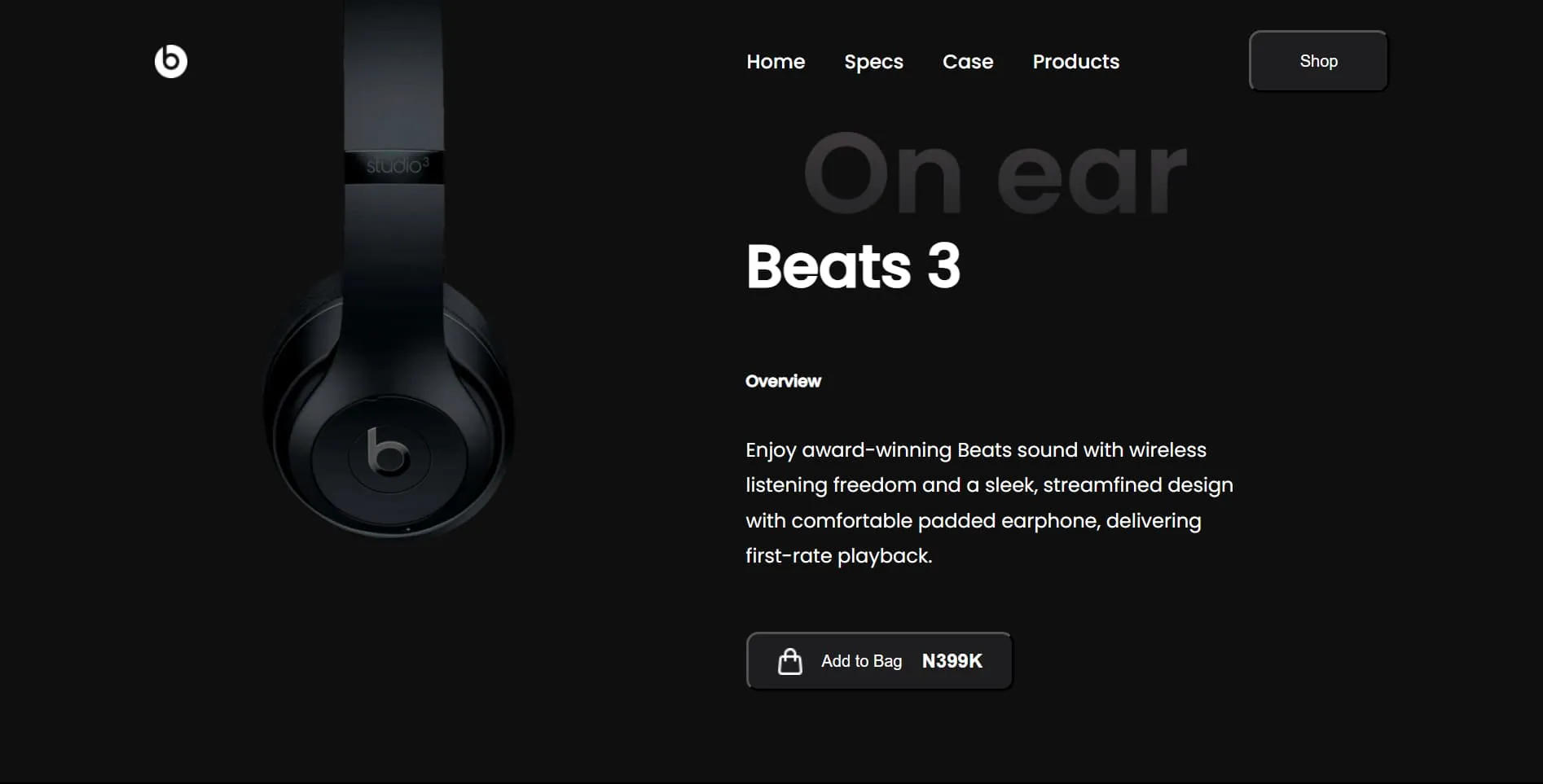 Beats Website
