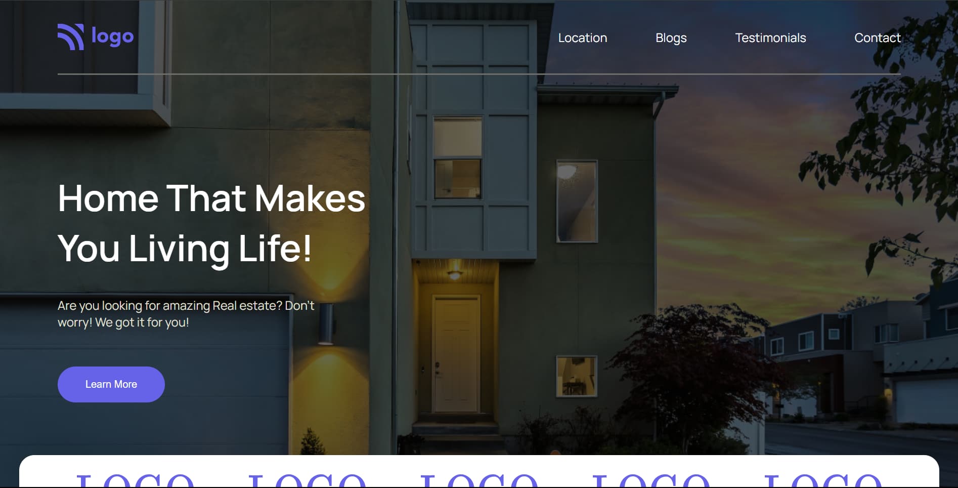 Real Estate Website Thumbnail